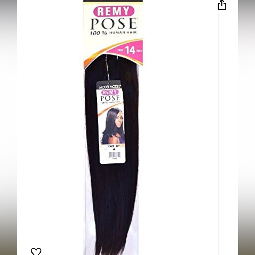 Rent Pose 14” Human Hair